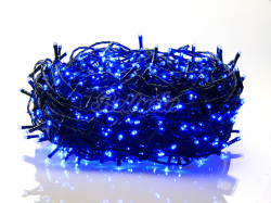 Vianočný reťaz 1000 LED modrá